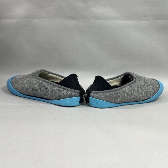 Mahabis Women's Size 6.5 Classic Gray Wool Slippers - Picture 6 of 16